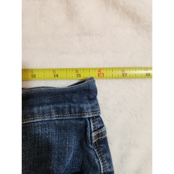 Levi's 505 Jeans Womens 12 31 X 30 Blue Straight Leg Whiskers Classic Y2k - Picture 6 of 8